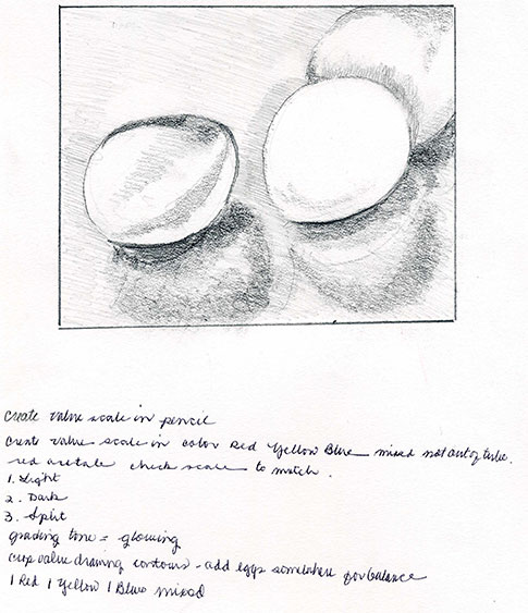 Value Sketch Egg
