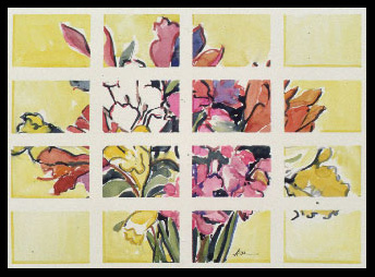 Flowers, 16 Panels